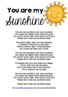 You Are My Sunshine – En strålande ballad med djupt rörande sångmelodi